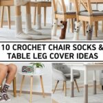 Crochet Chair Socks & Table Leg Cover Ideas