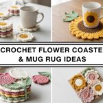 Crochet Flower Coasters & Mug Rug Ideas