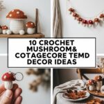 Crochet Mushroom & Cottagecore-Themed Decor Ideas