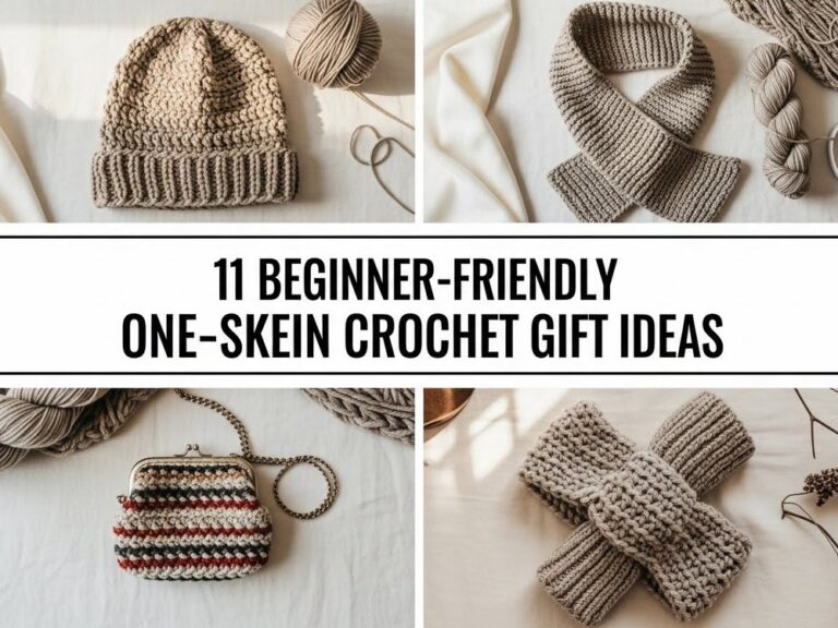Beginner-Friendly One-Skein Crochet Gift Ideas