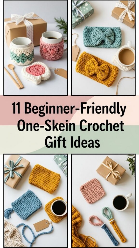 Beginner-Friendly One-Skein Crochet Gift Ideas
