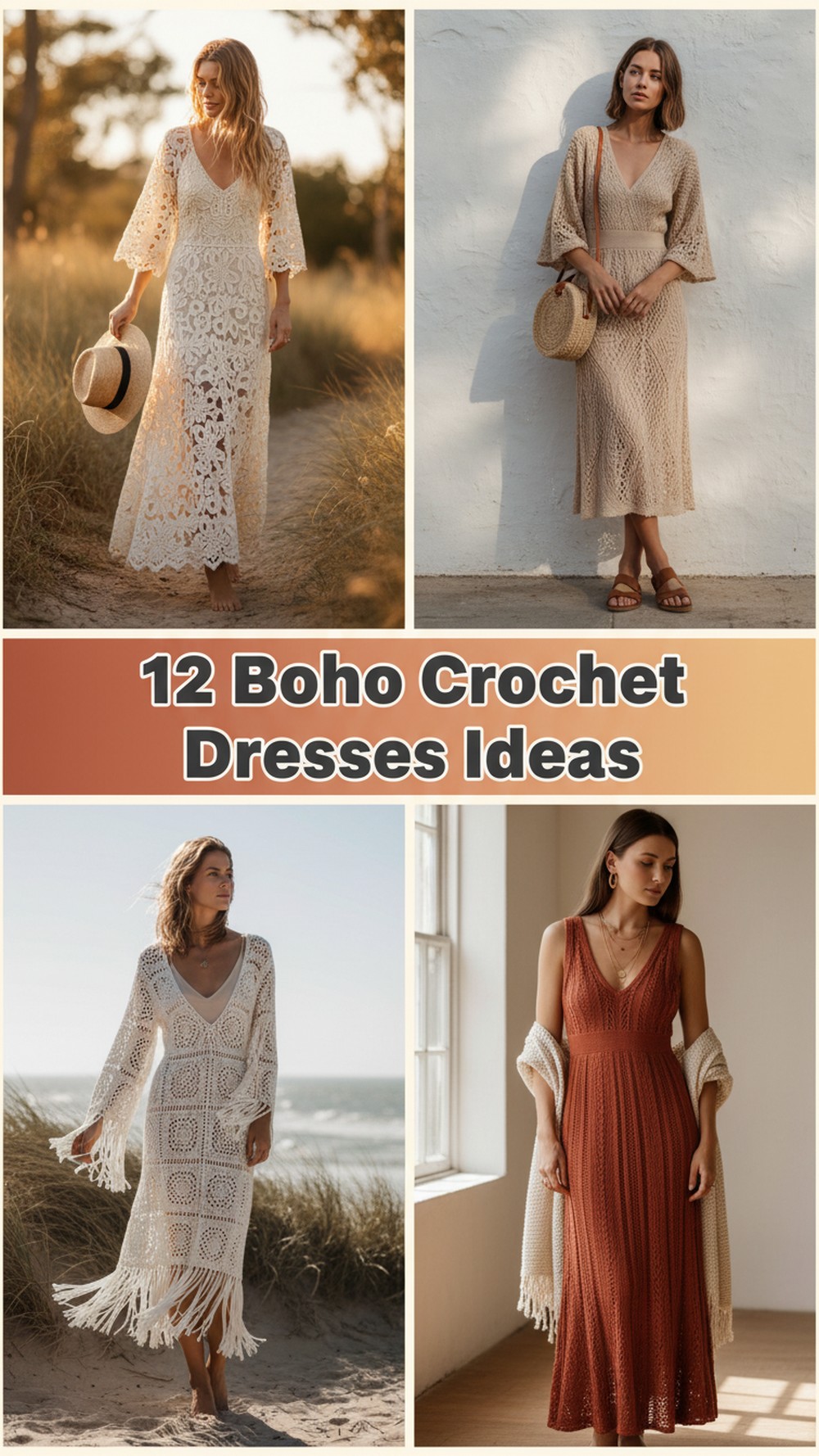 Boho Crochet Dresses Ideas