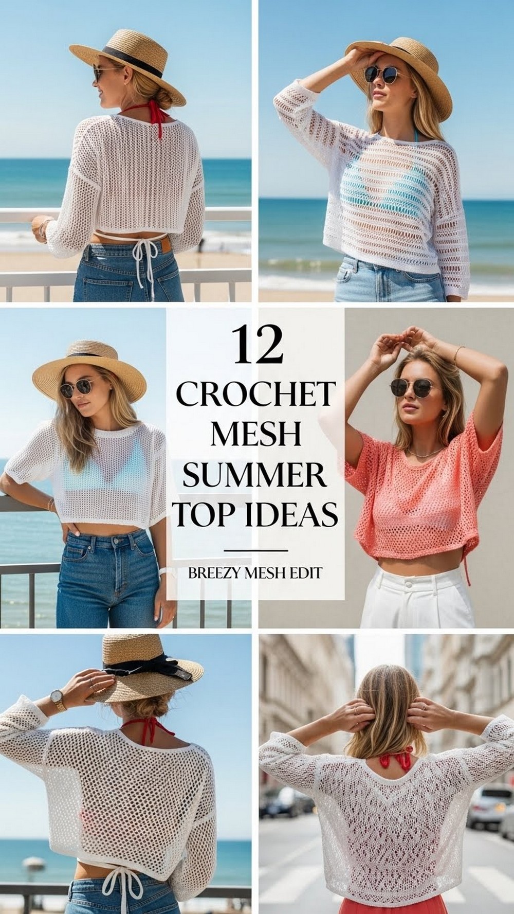 Crochet Mesh Summer Top Ideas