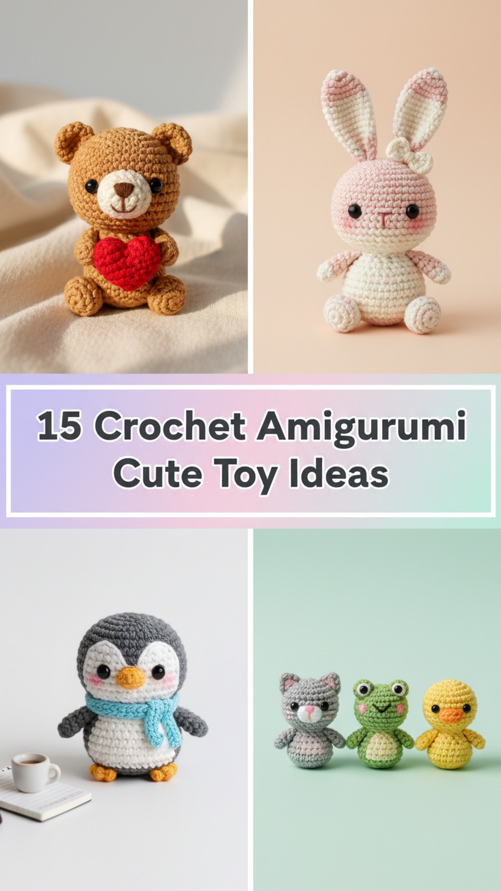 Crochet Amigurumi Cute Toy Ideas