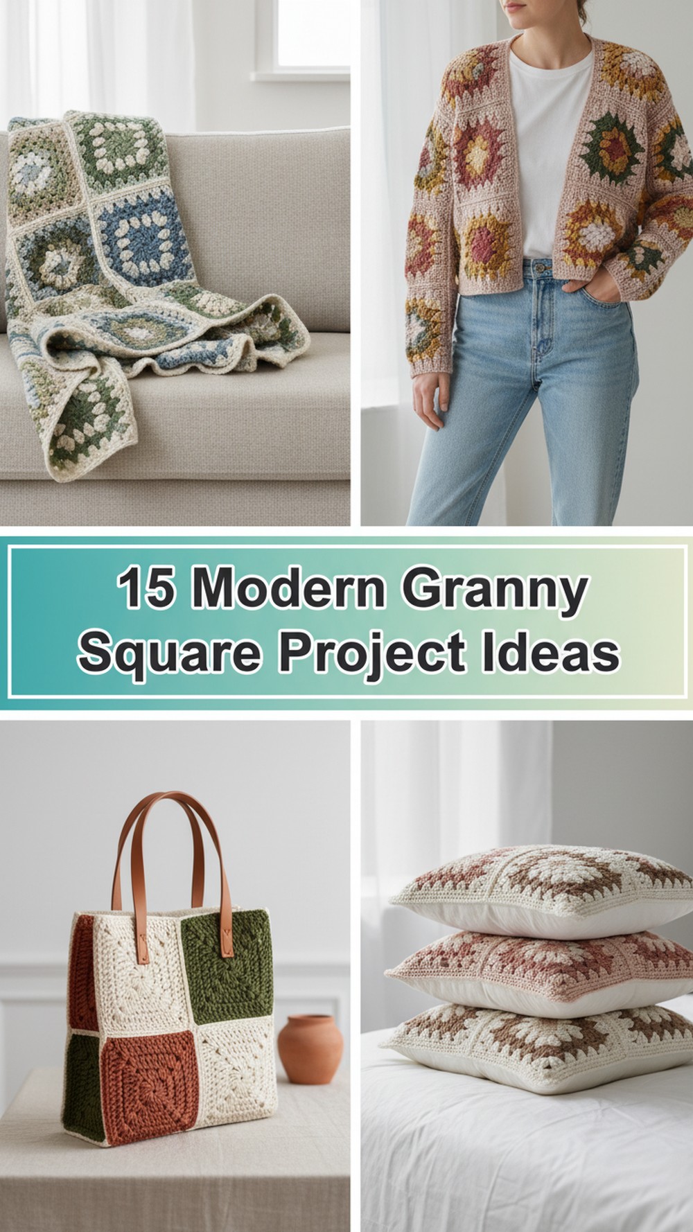 Modern Granny Square Project Ideas