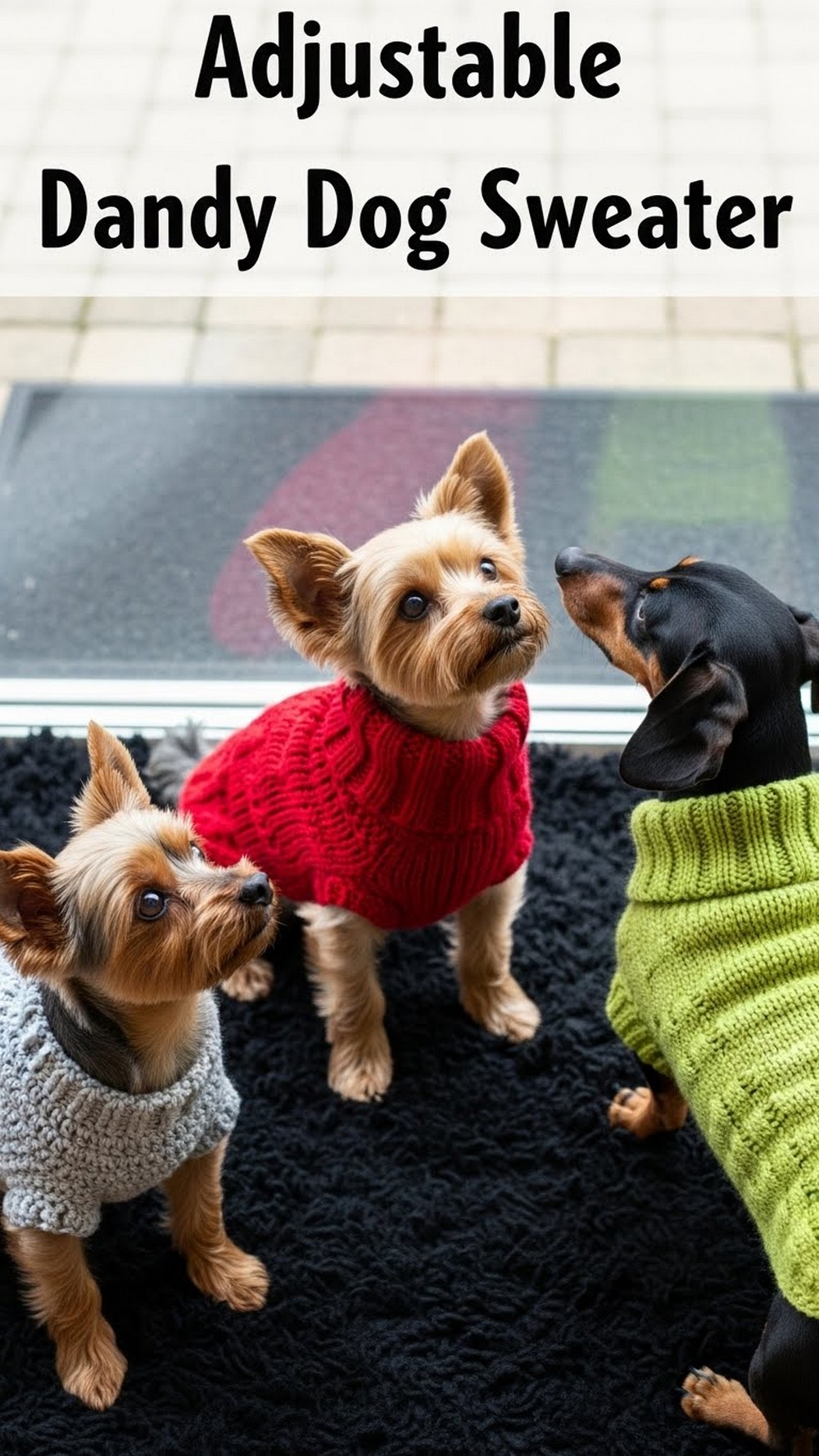 Adjustable Dandy Dog Sweater