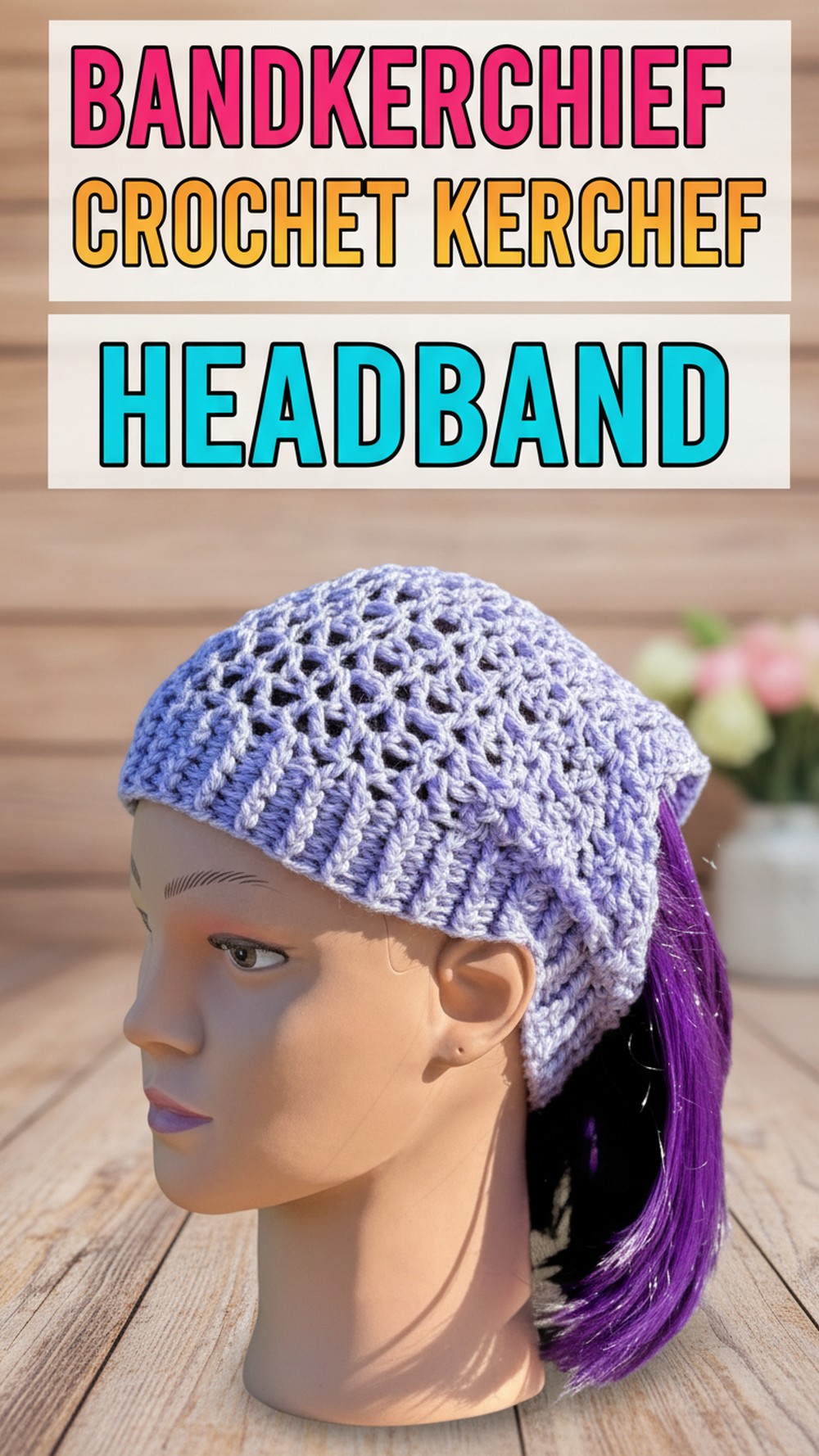 Bandkerchief Crochet Kerchief Headband