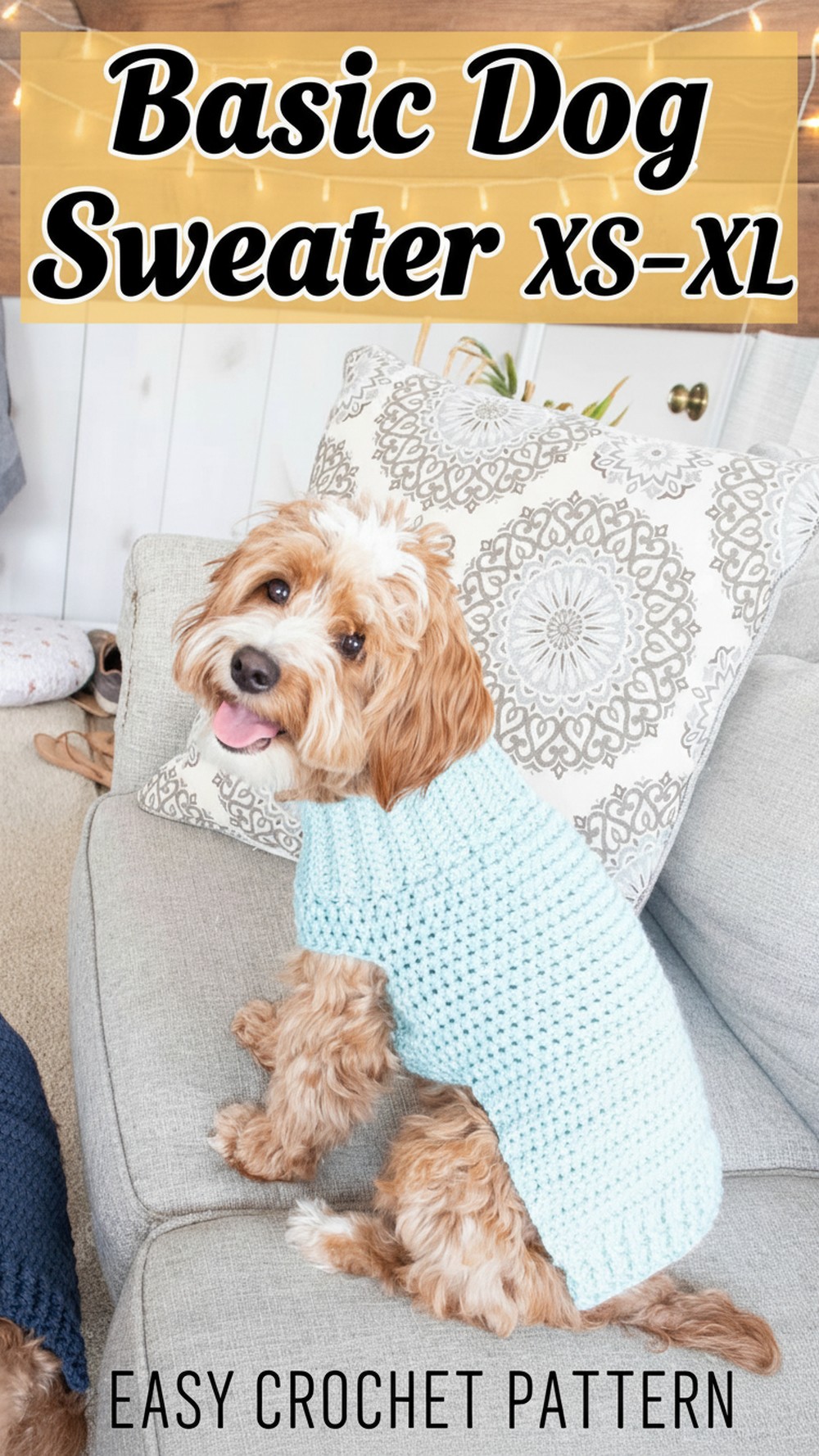 Basic Dog Sweater XS–XL