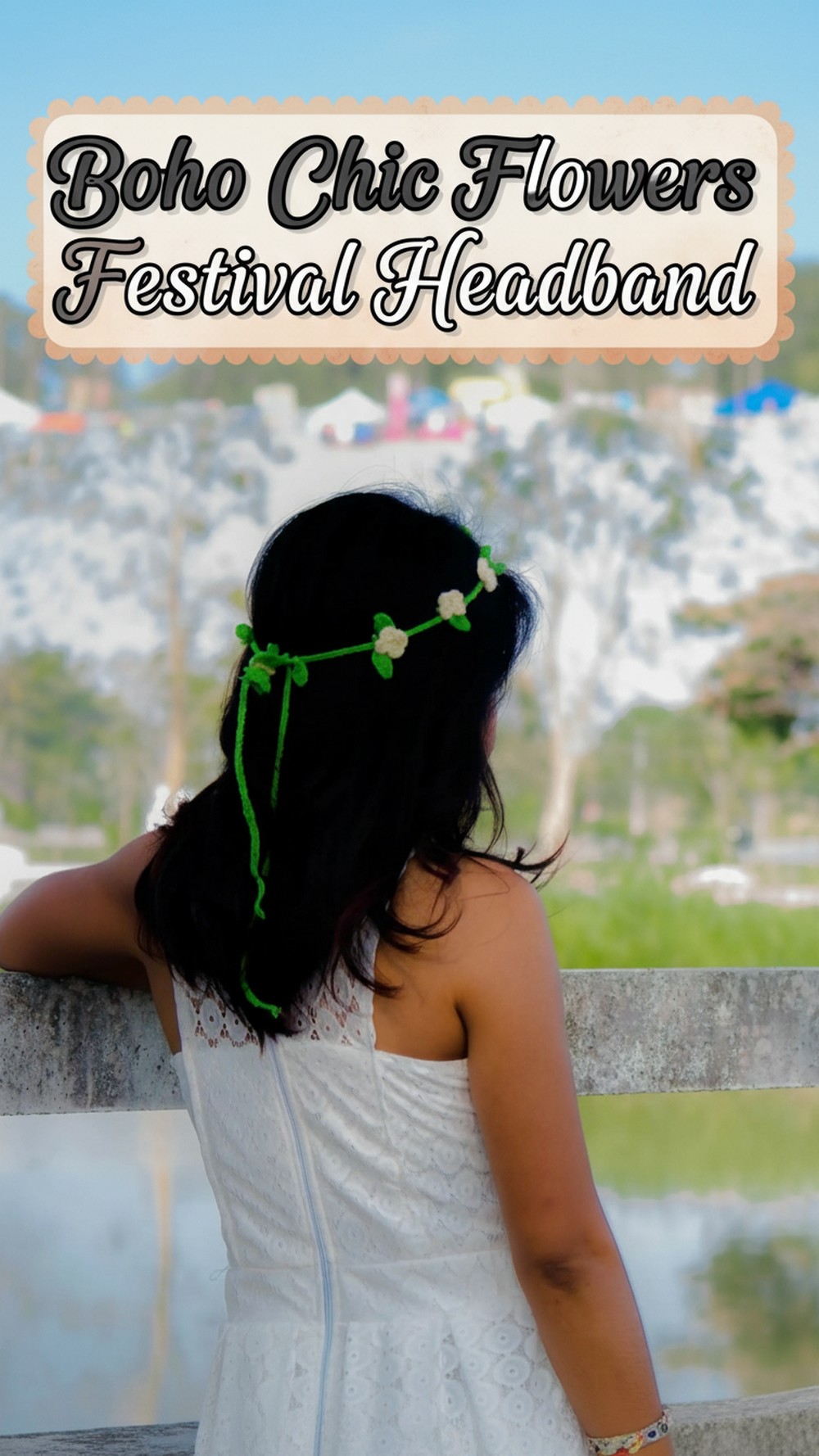 Boho Chic Flowers Festival Headband
