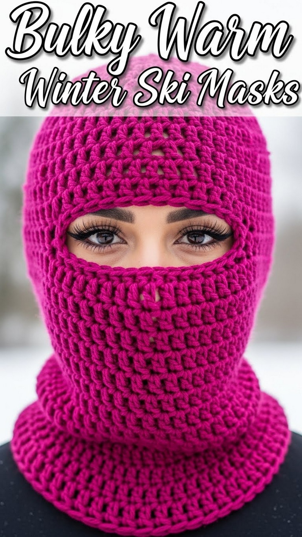 Bulky Warm Winter Ski Masks