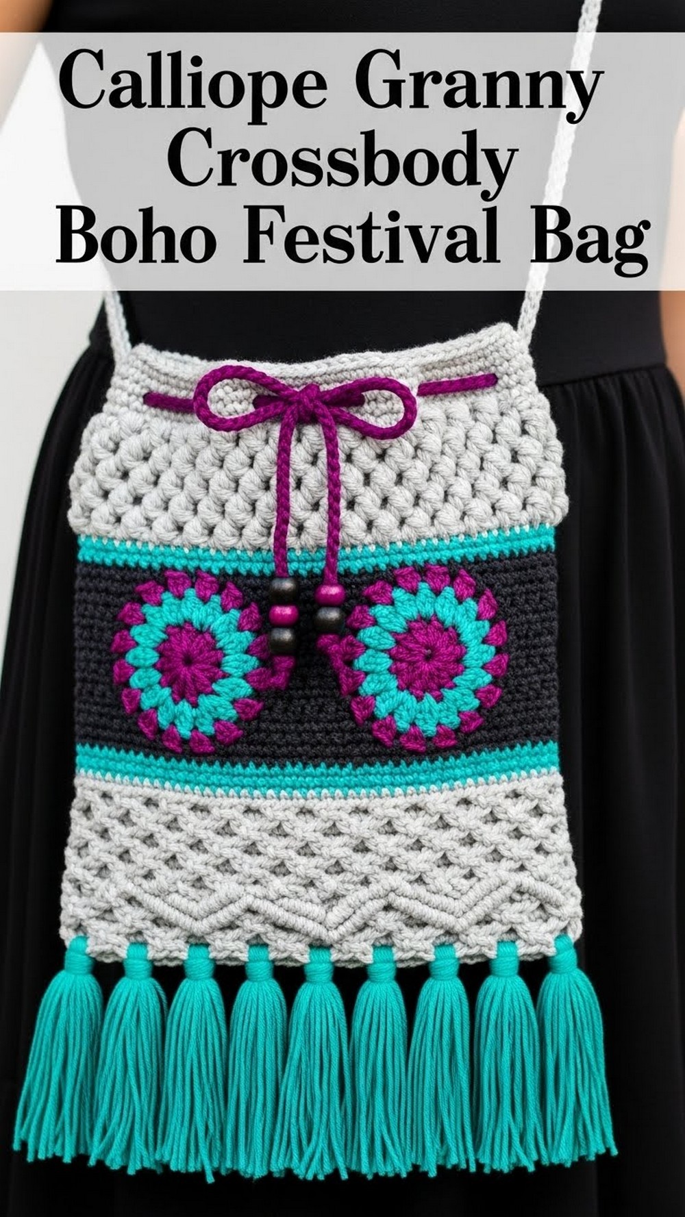 Calliope Granny Crossbody Boho Festival Bag