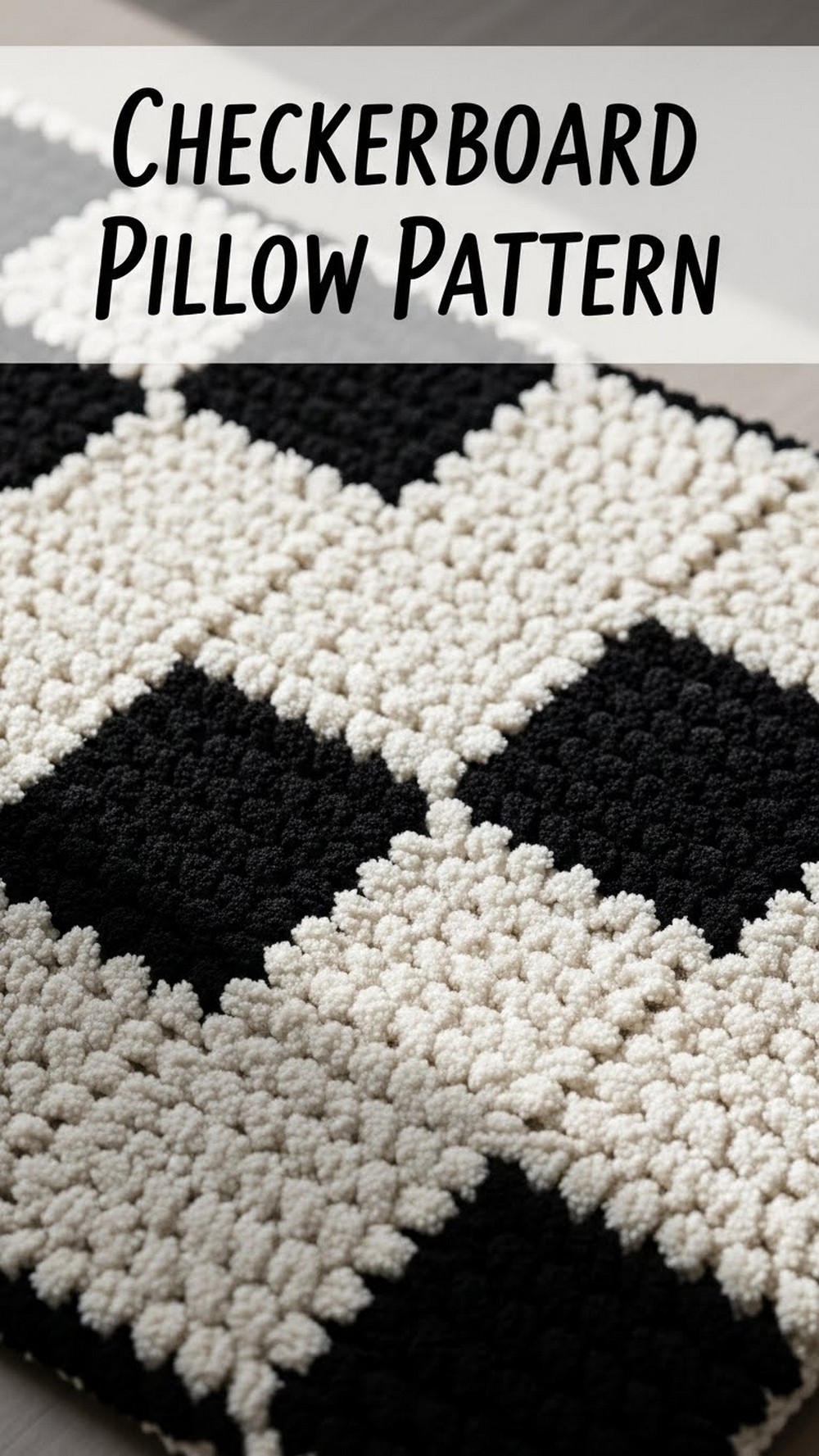 Checkerboard Pillow Pattern