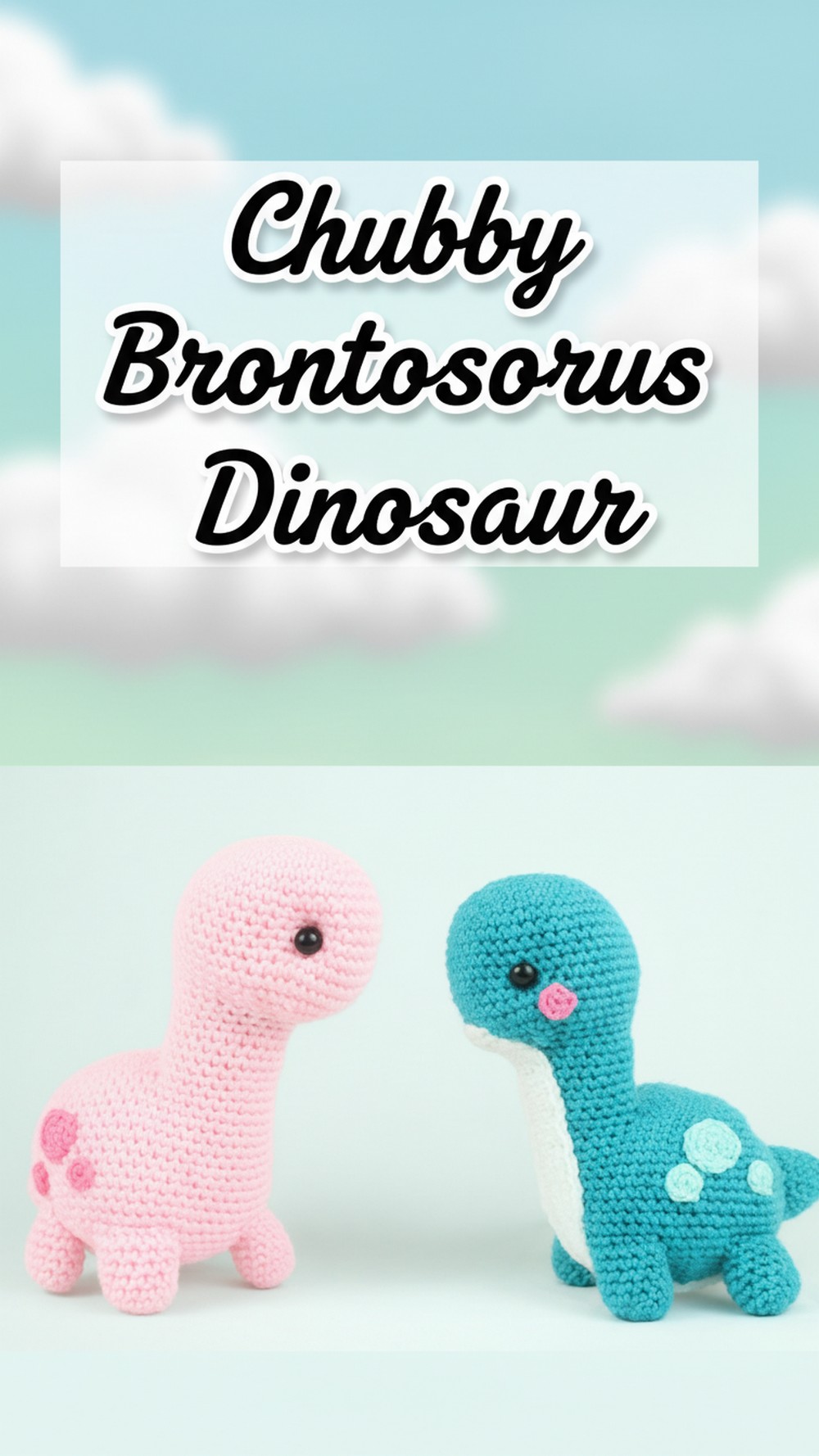 Chubby Brontosaurus Dinosaur