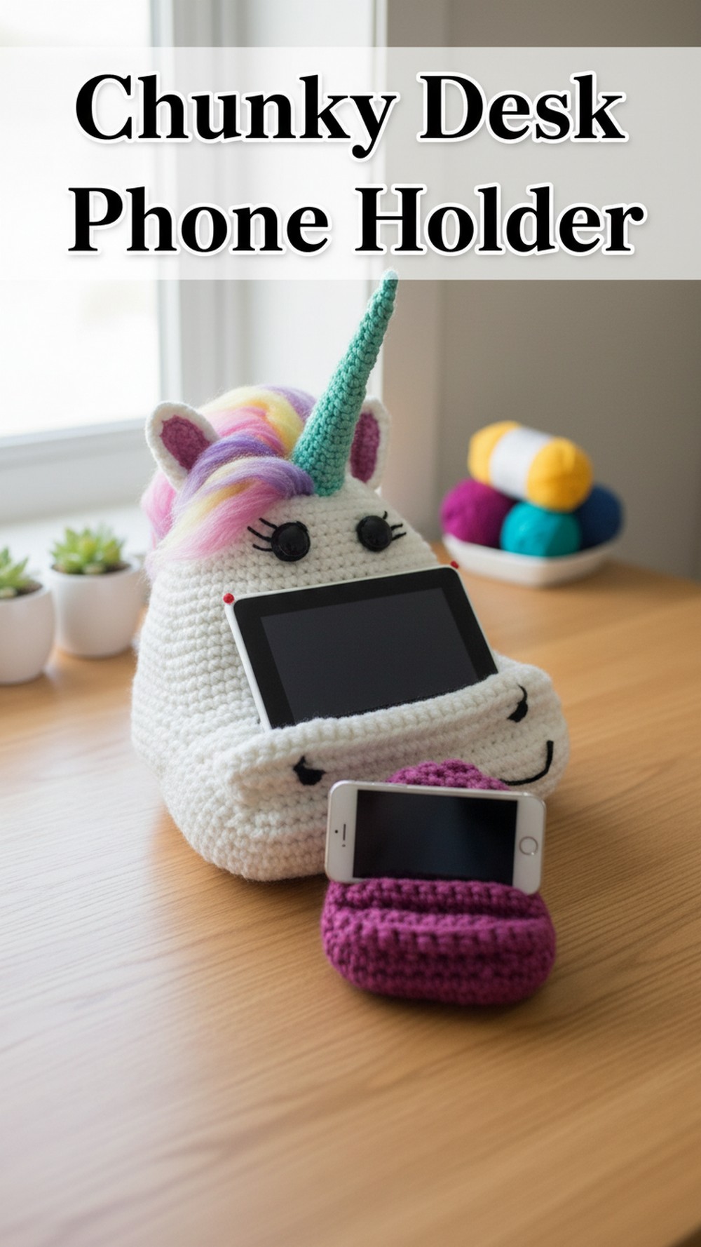 Chunky Desk Phone Holder