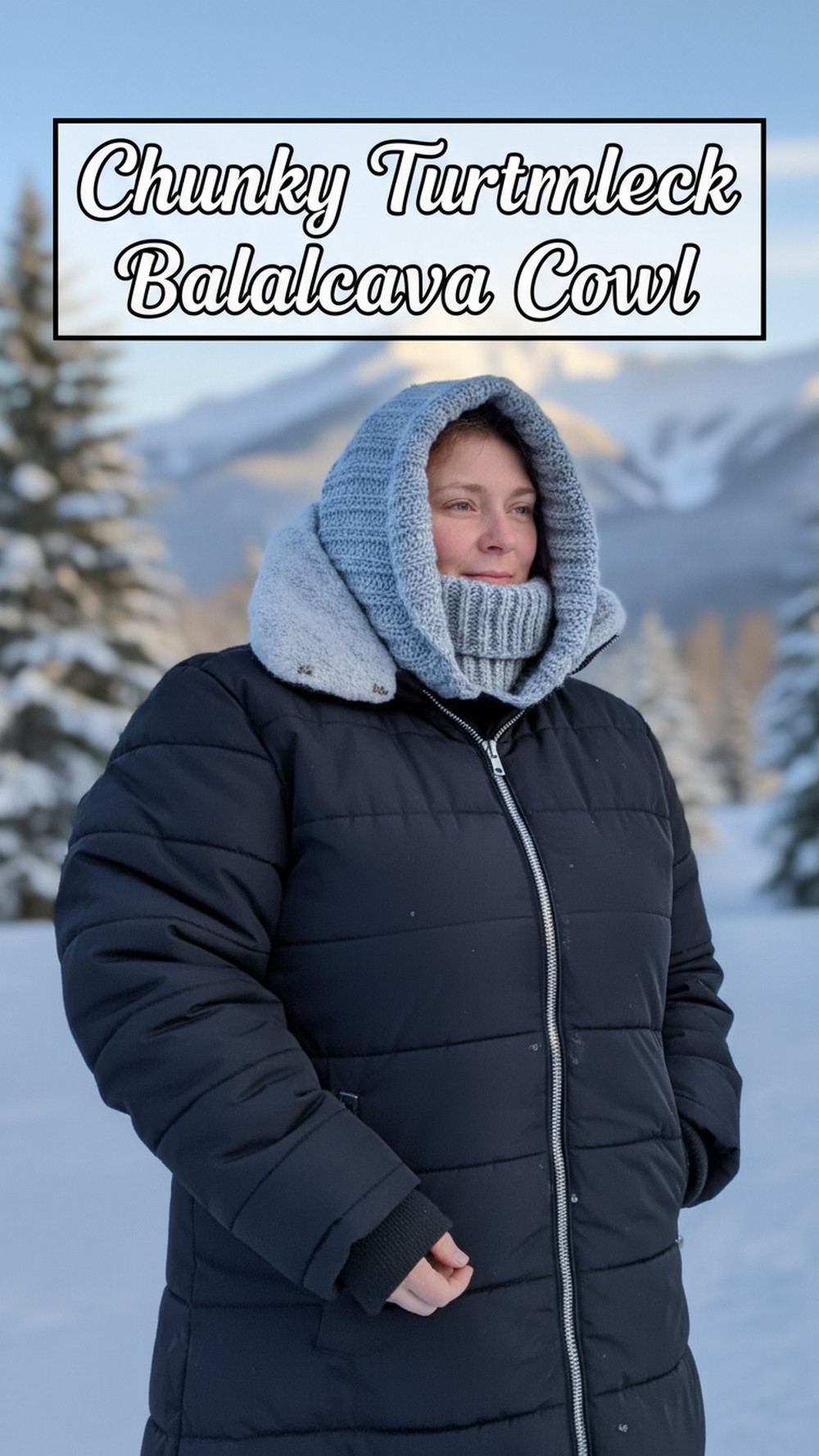 Chunky Turtleneck Balaclava Cowl