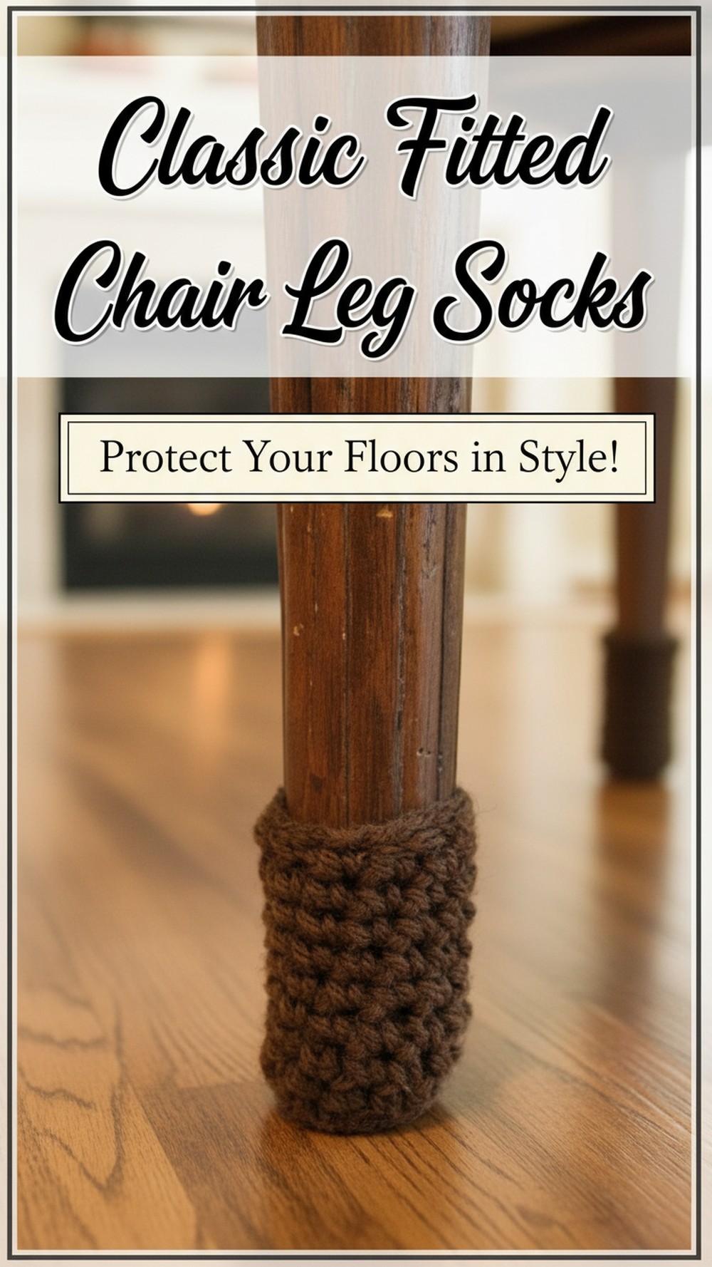 Classic Fitted Chair Leg Socks