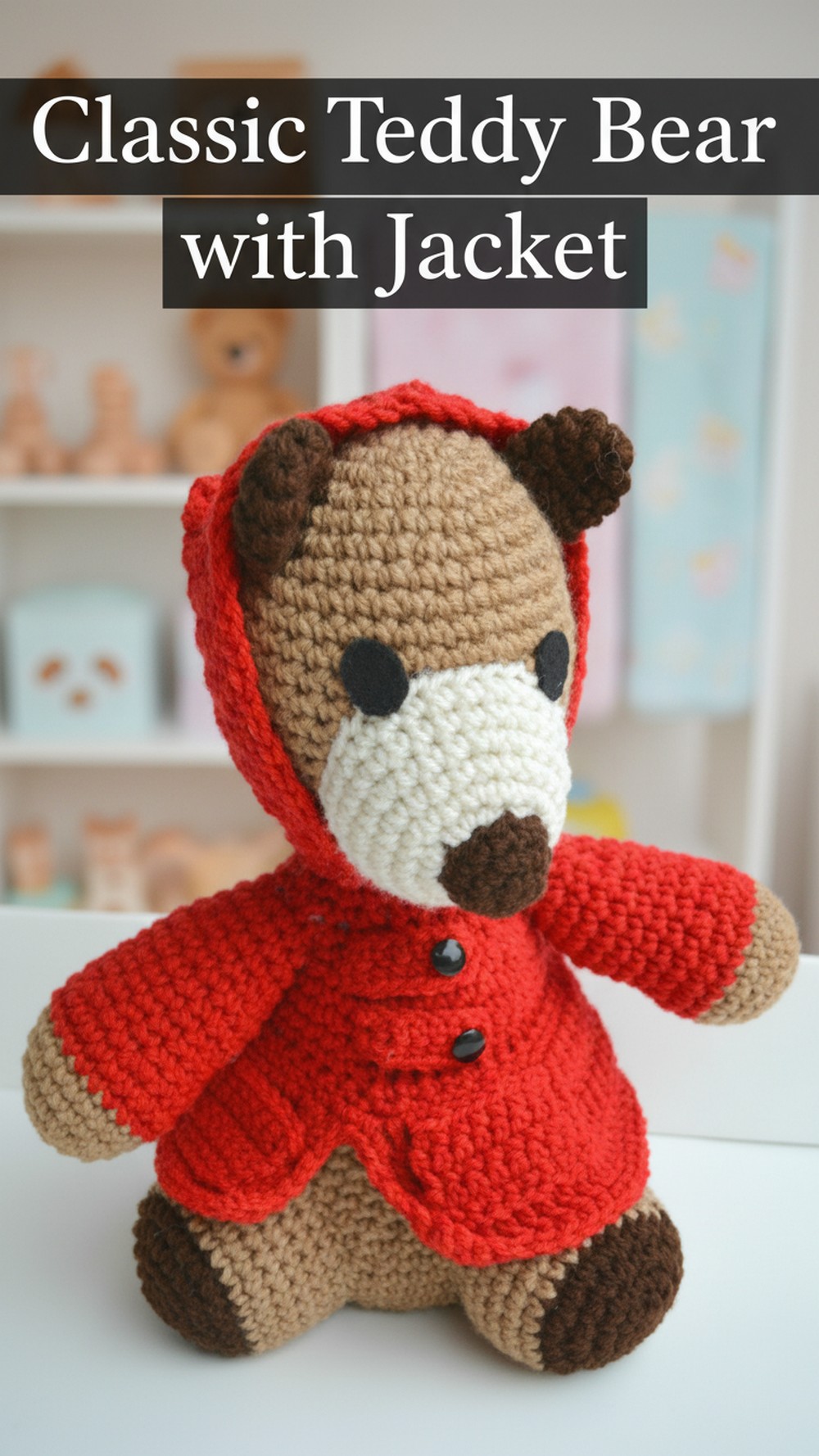 Classic Teddy Bear with Jacket