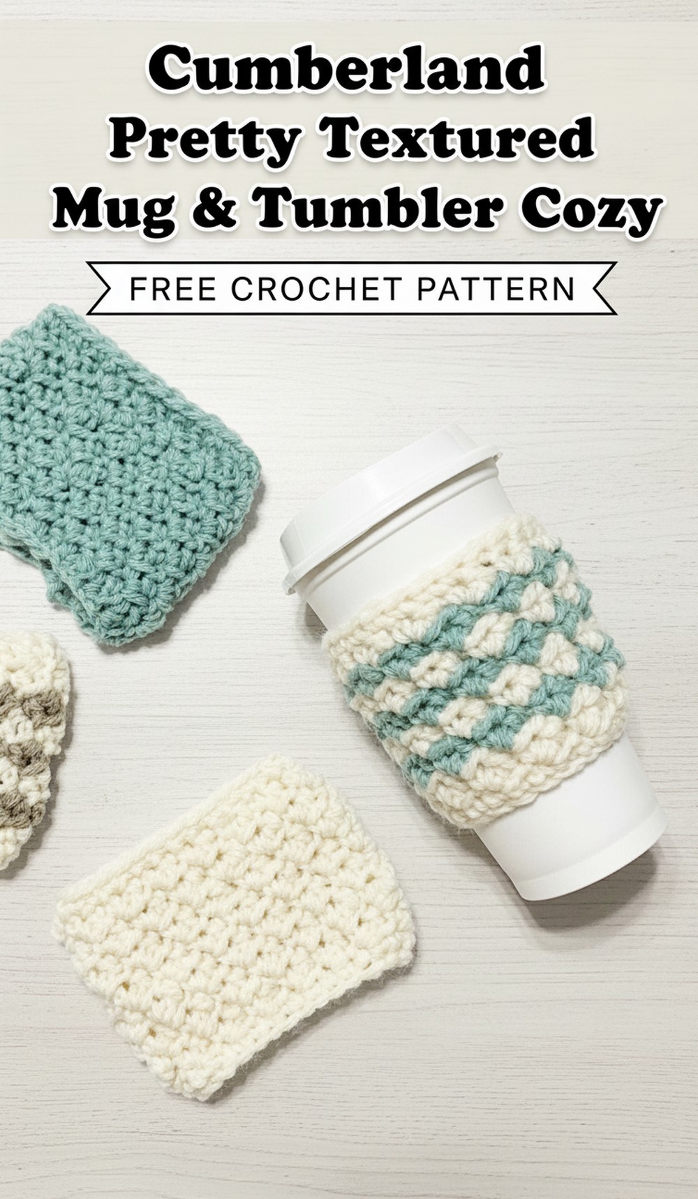Cumberland Pretty Textured Mug & Tumbler Cozy