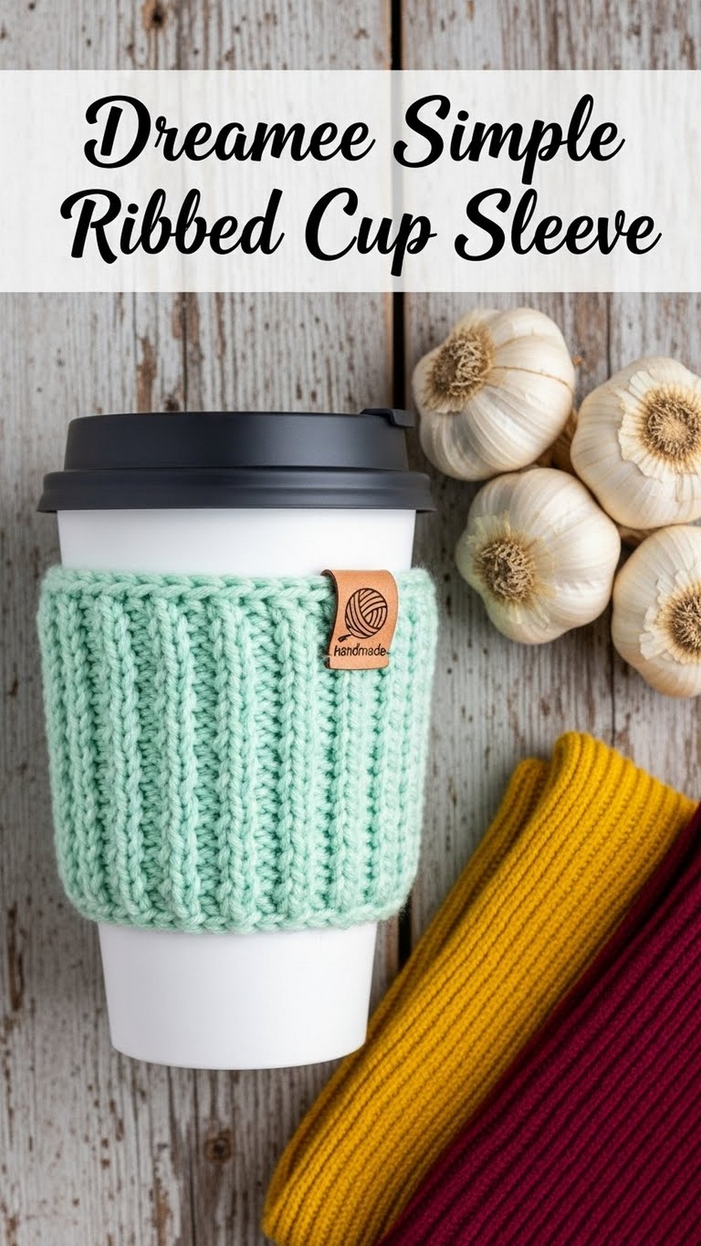 Dreamee Simple Ribbed Cup Sleeve