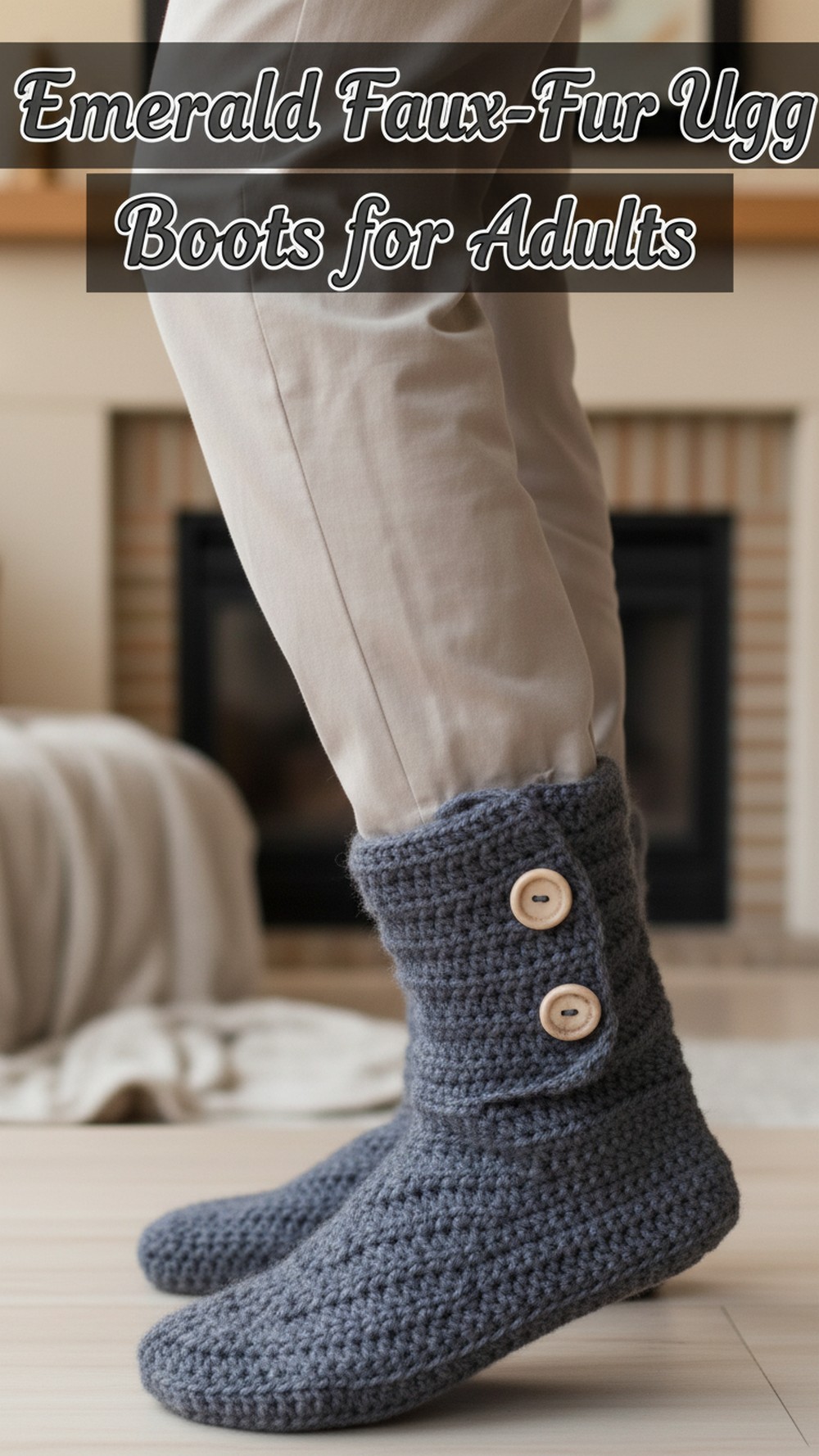 Emerald Faux-Fur Ugg Boots for Adults