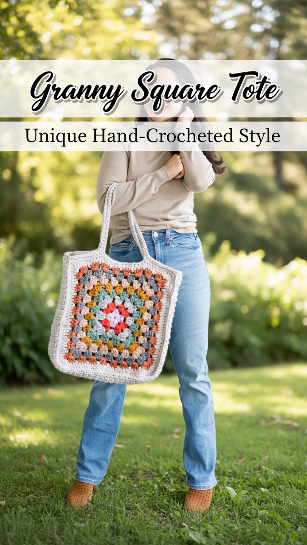 Granny Square Tote