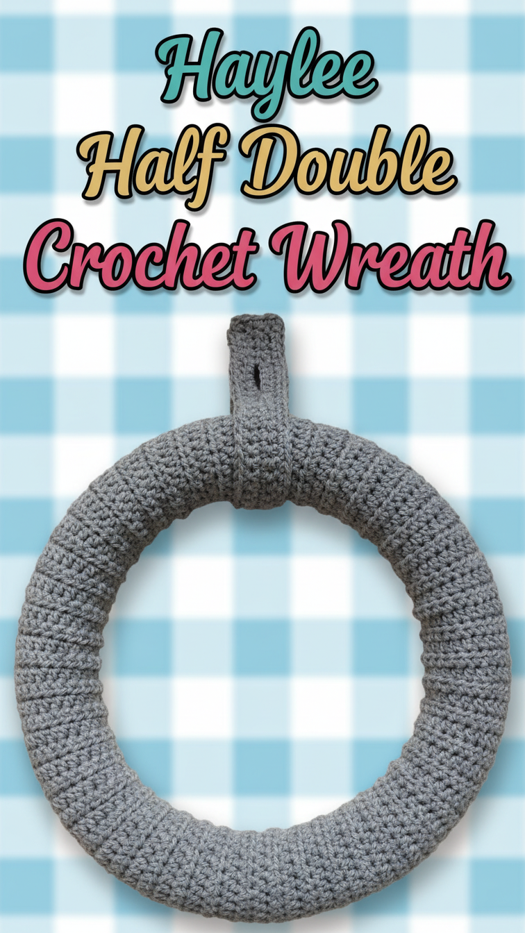 Haylee Half Double Crochet Wreath