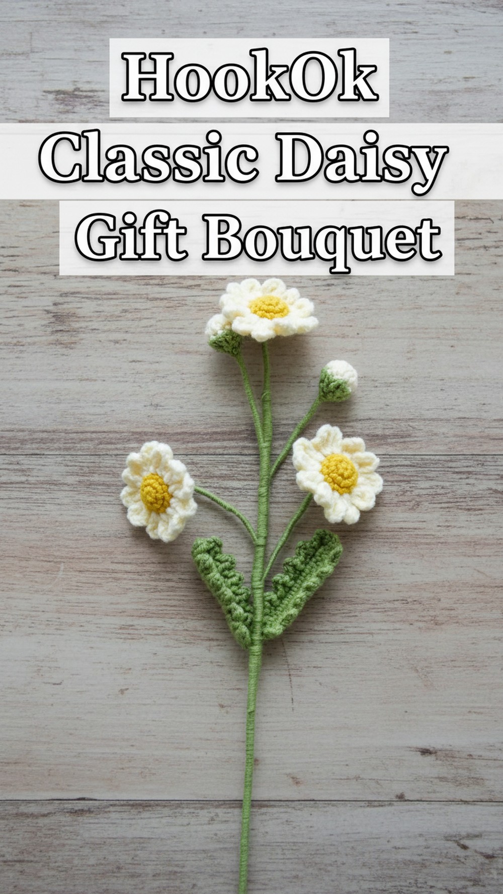 HookOk Classic Daisy Gift Bouquet
