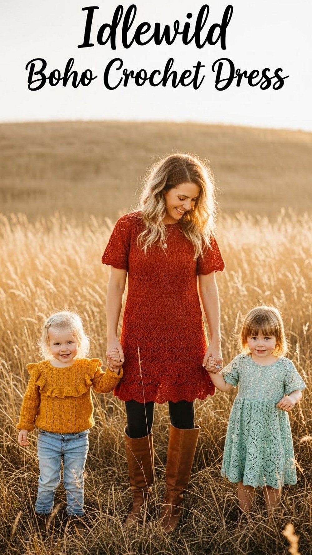 Idlewild Boho Crochet Dress