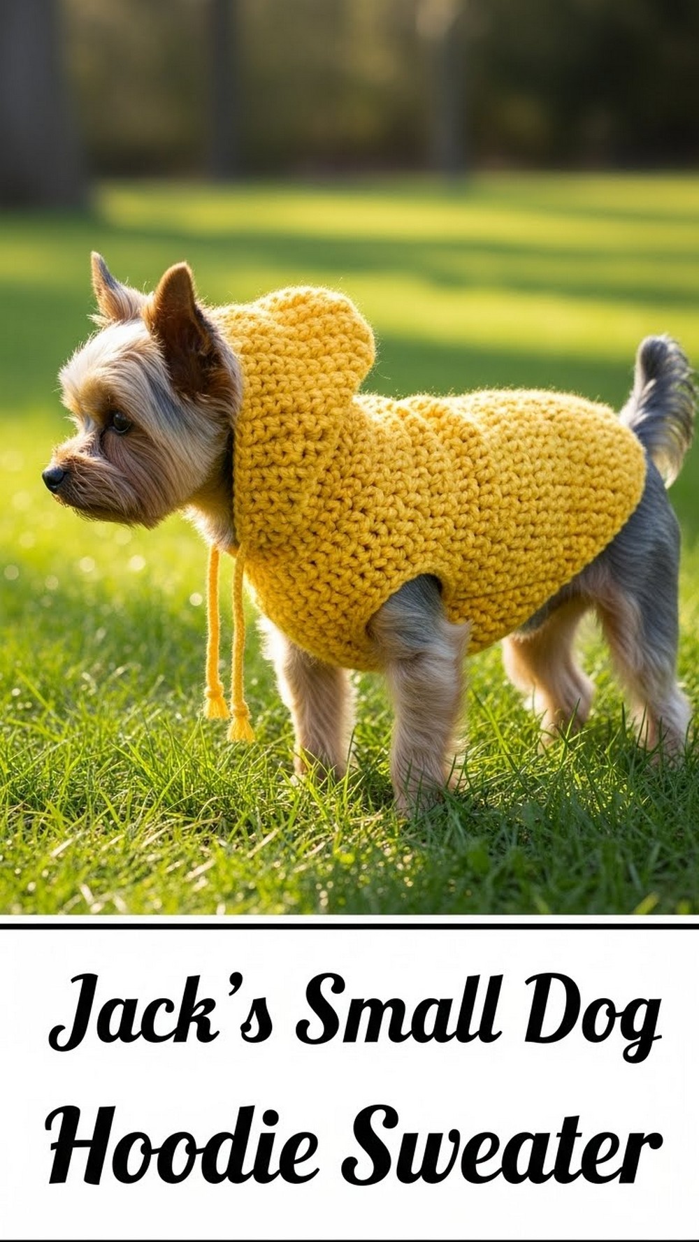 Jack’s Small Dog Hoodie Sweater