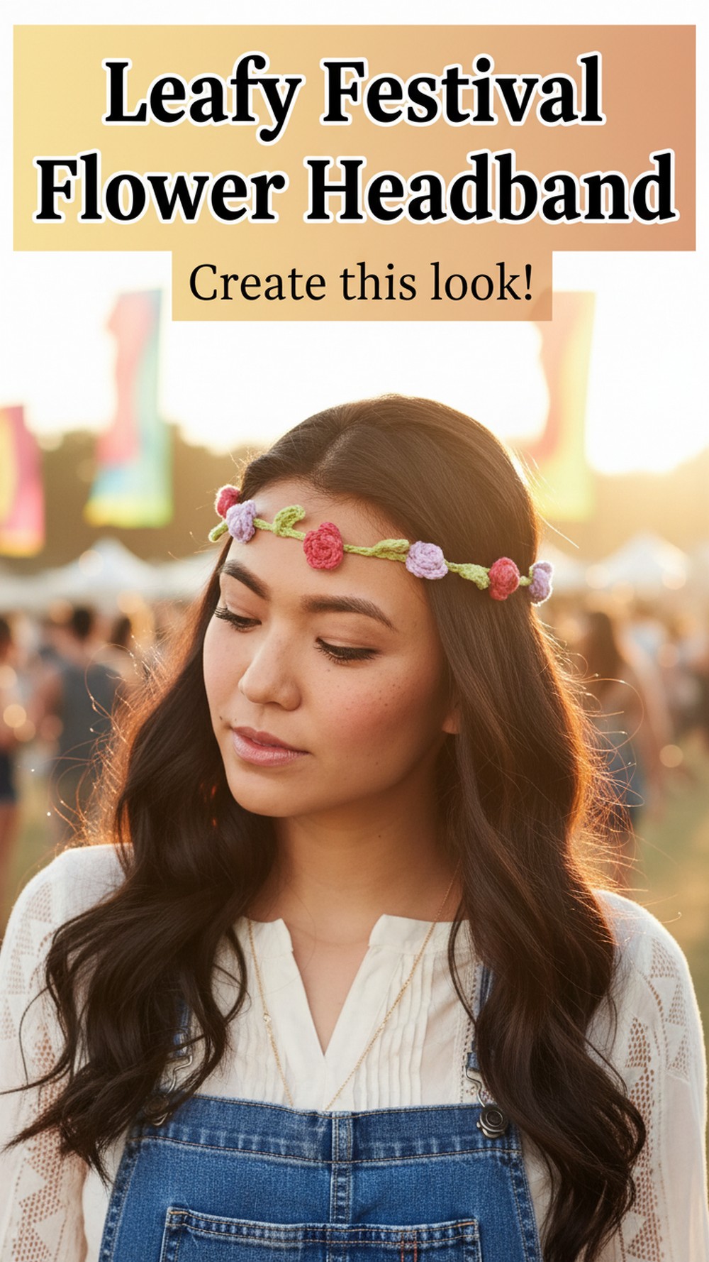 Leafy Festival Flower Headband