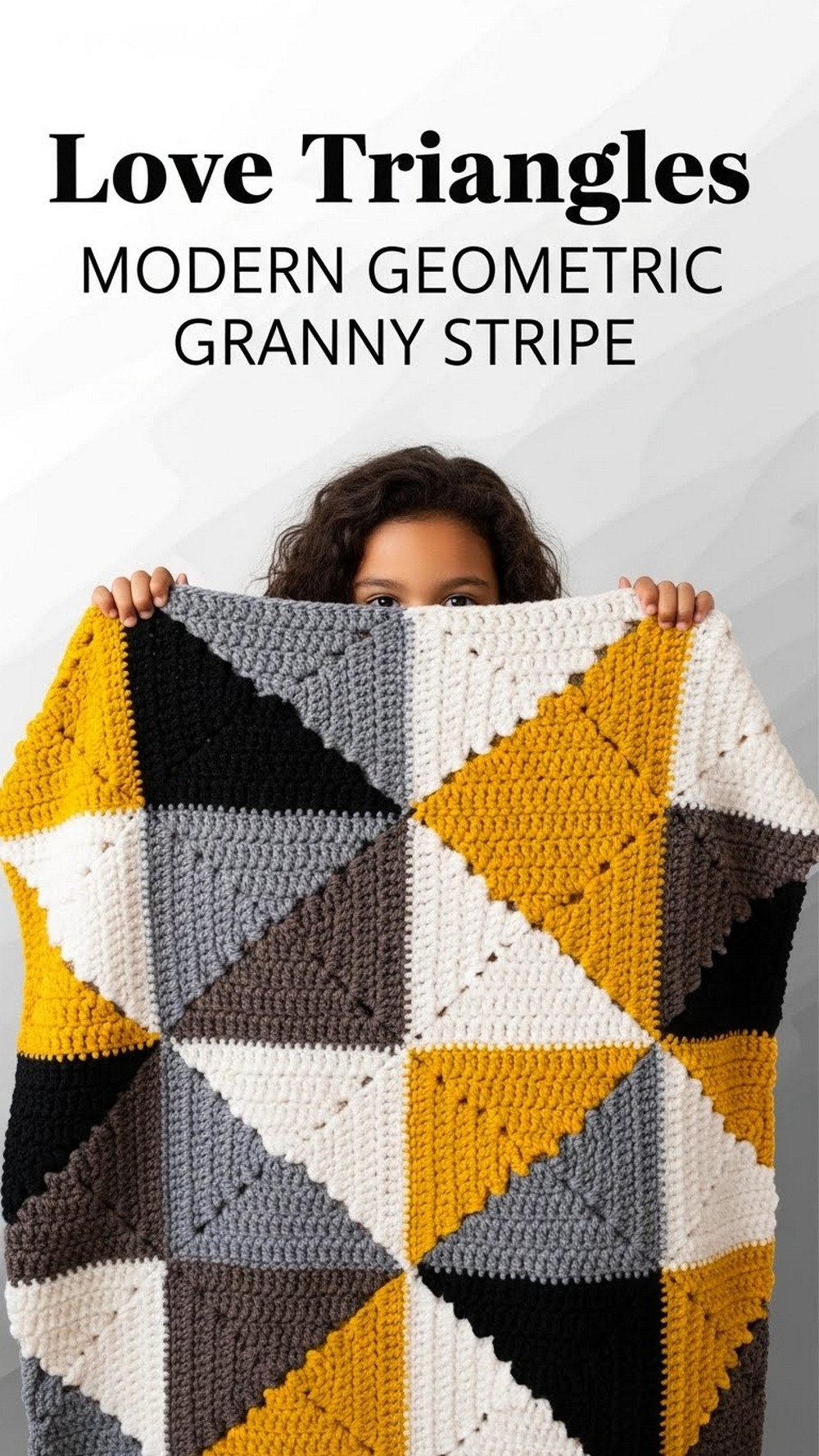 Love Triangles Modern Geometric Granny Stripe