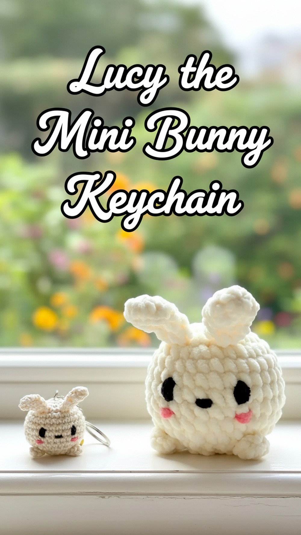 Lucy the Mini Bunny Keychain