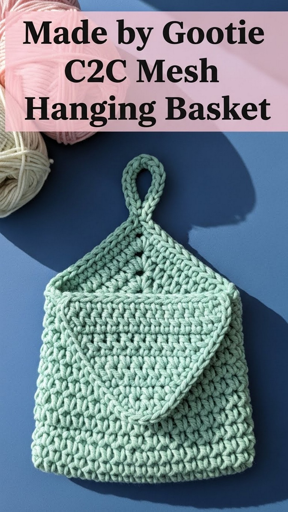 Made by Gootie CC Mesh Hanging Basket