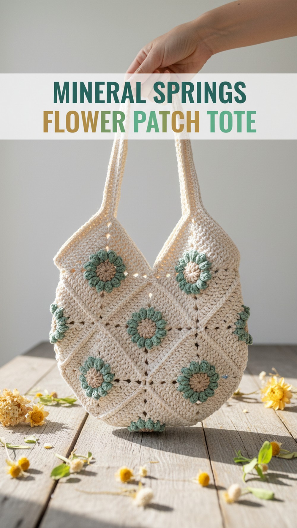 Mineral Springs Flower Patch Tote