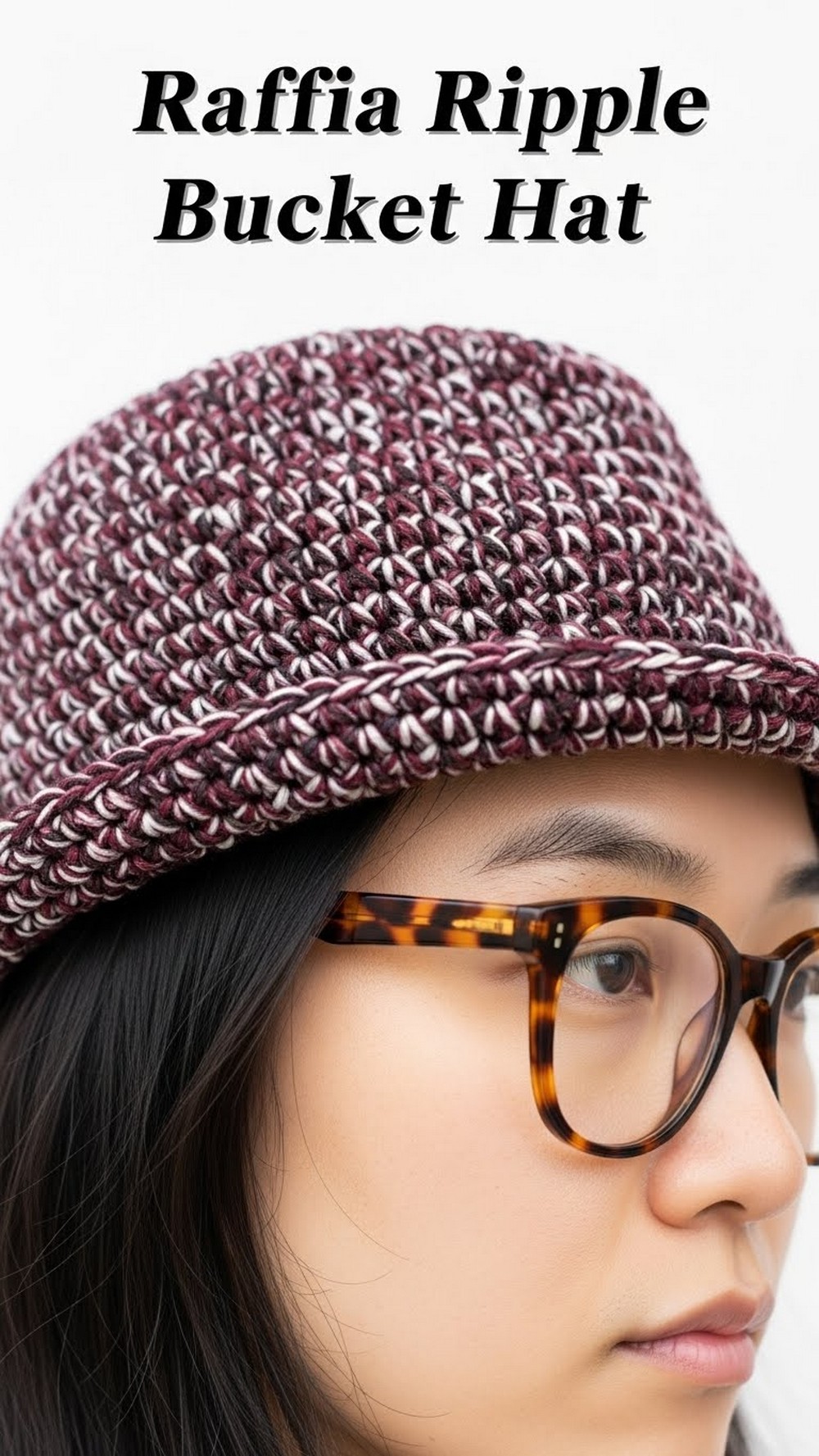 Raffia Ripple Bucket Hat