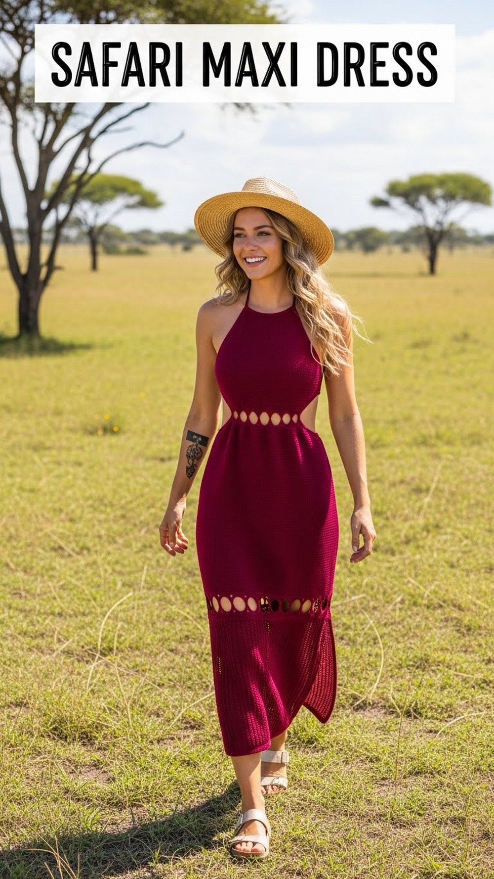 Safari Maxi Dress