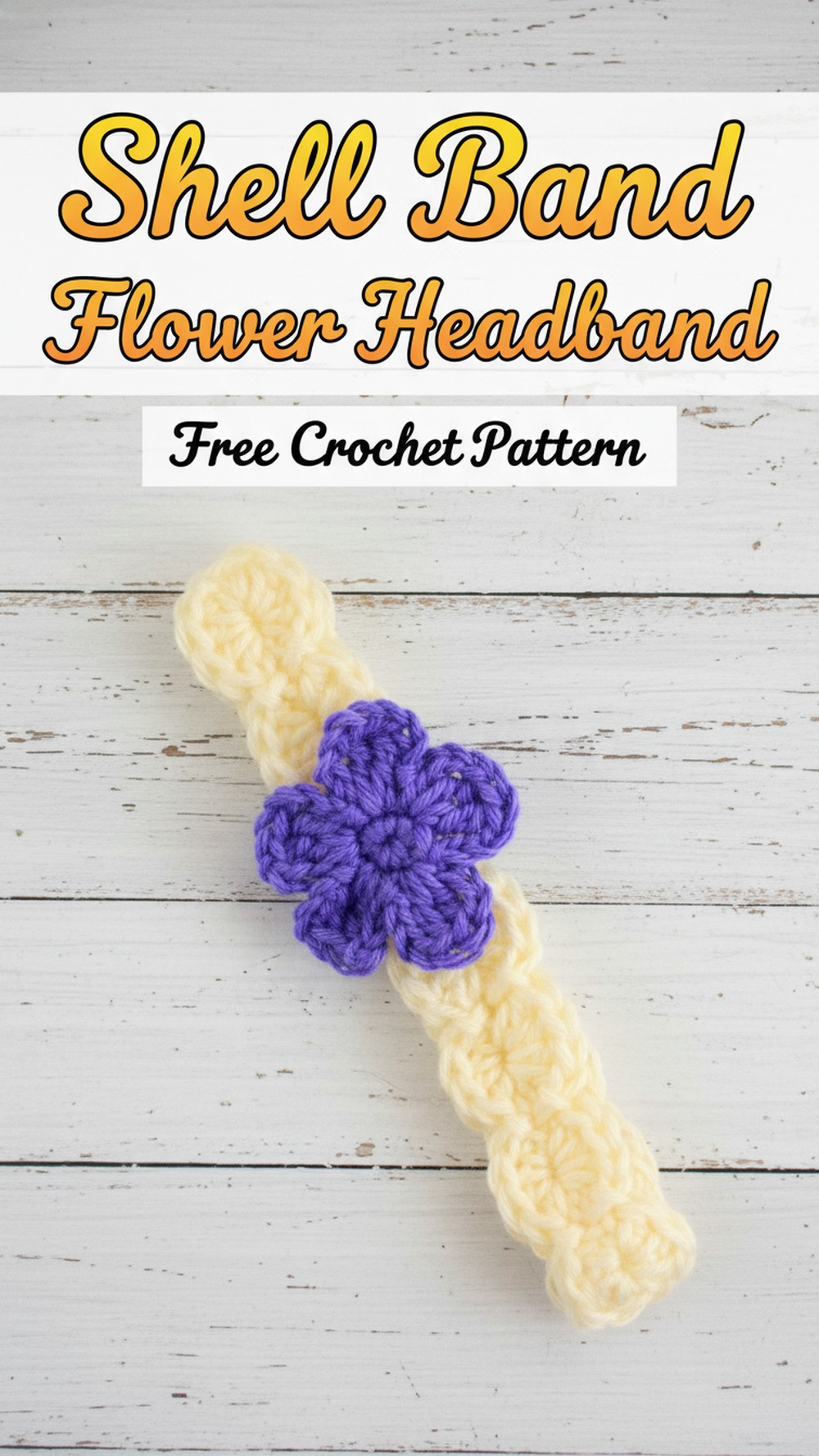 Shell Band Flower Headband