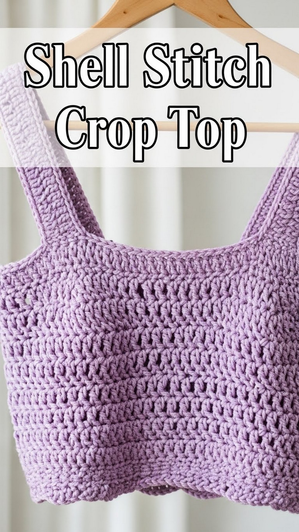 Shell Stitch Crop Top