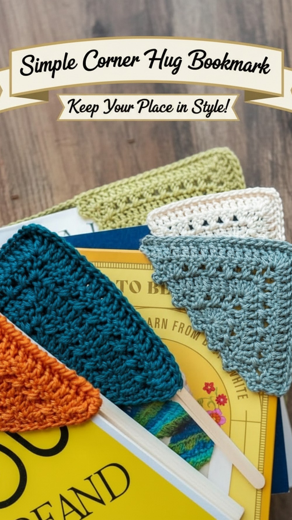 Simple Corner Hug Bookmark