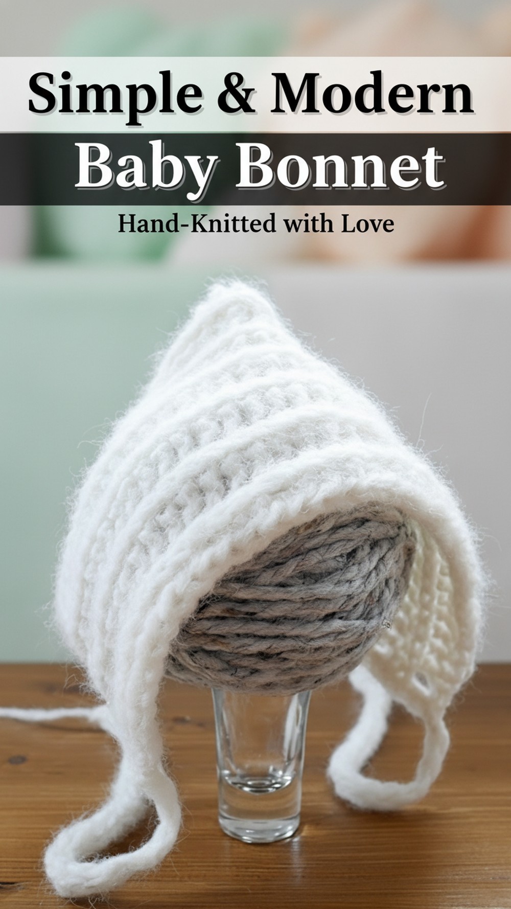 Simple & Modern Baby Bonnet