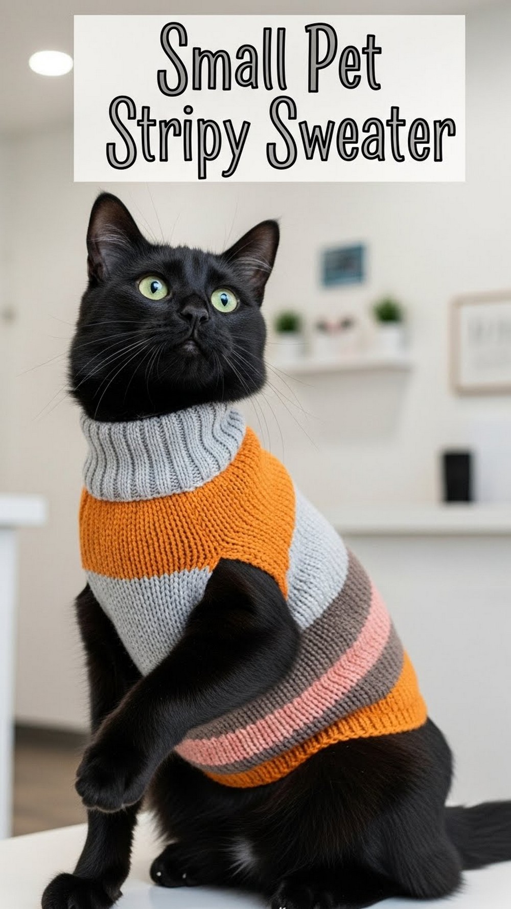 Small Pet Stripy Sweater
