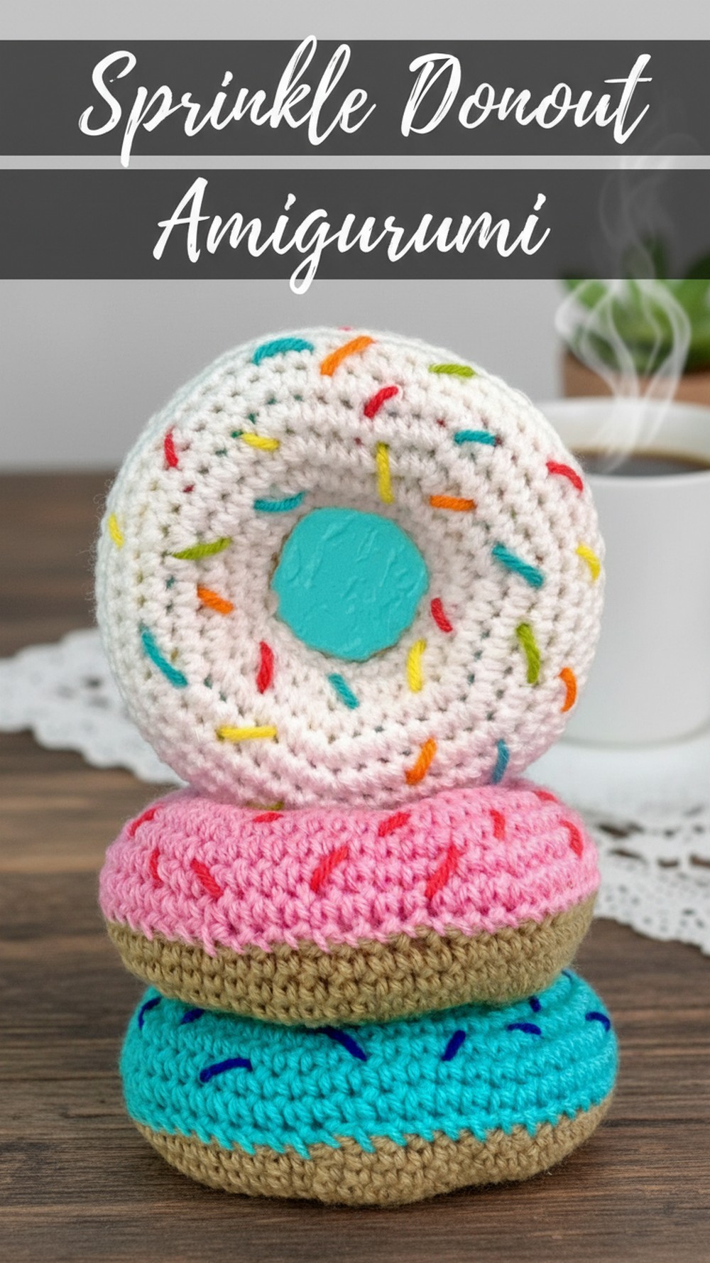 Sprinkle Donut Amigurumi