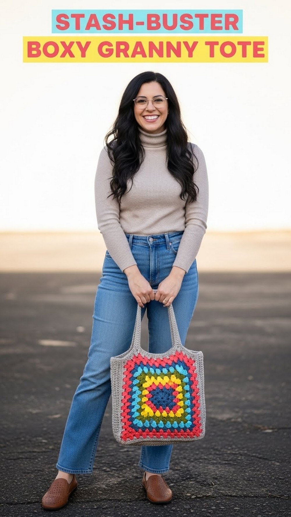 Stash-Buster Boxy Granny Tote