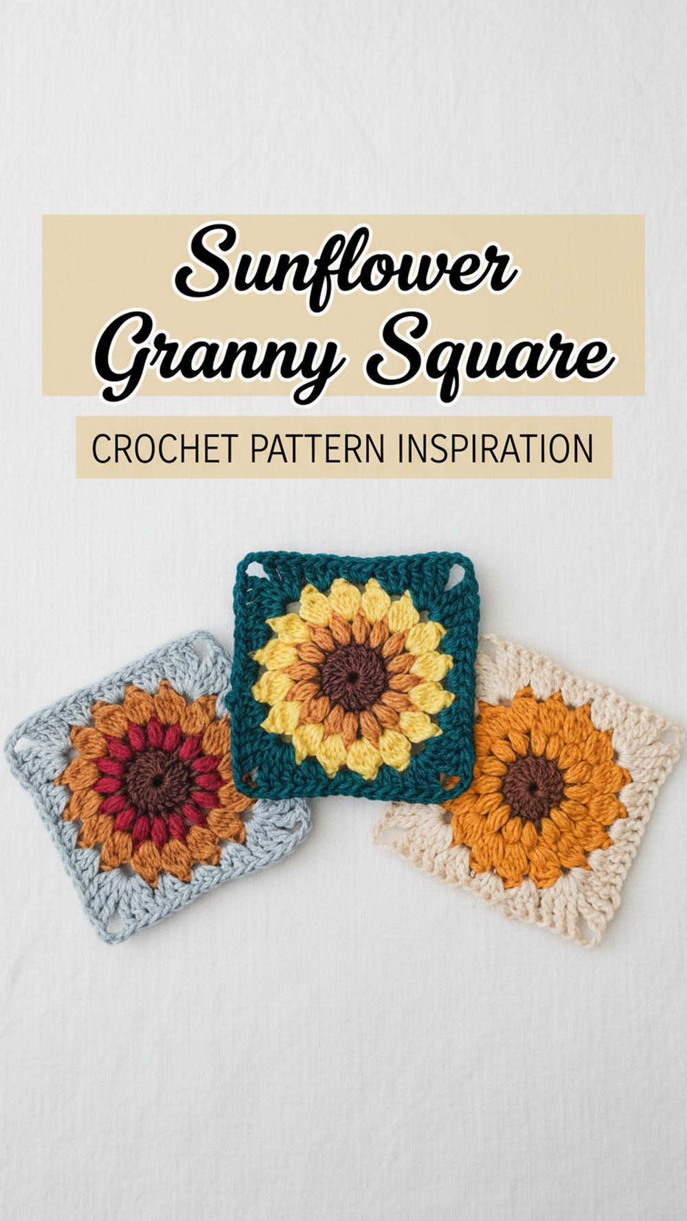 Sunflower Granny Square
