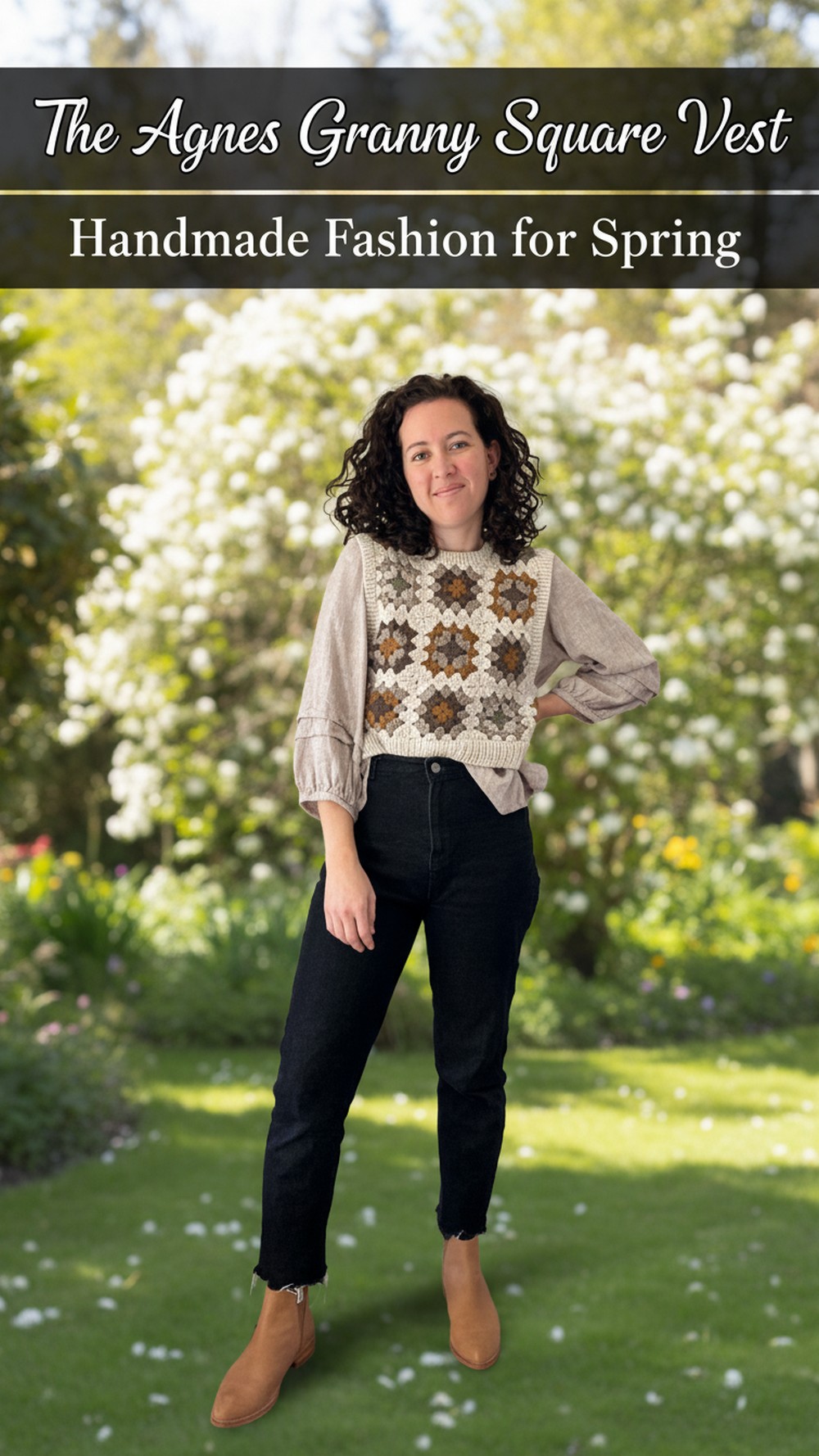 The Agnes Granny Square Vest