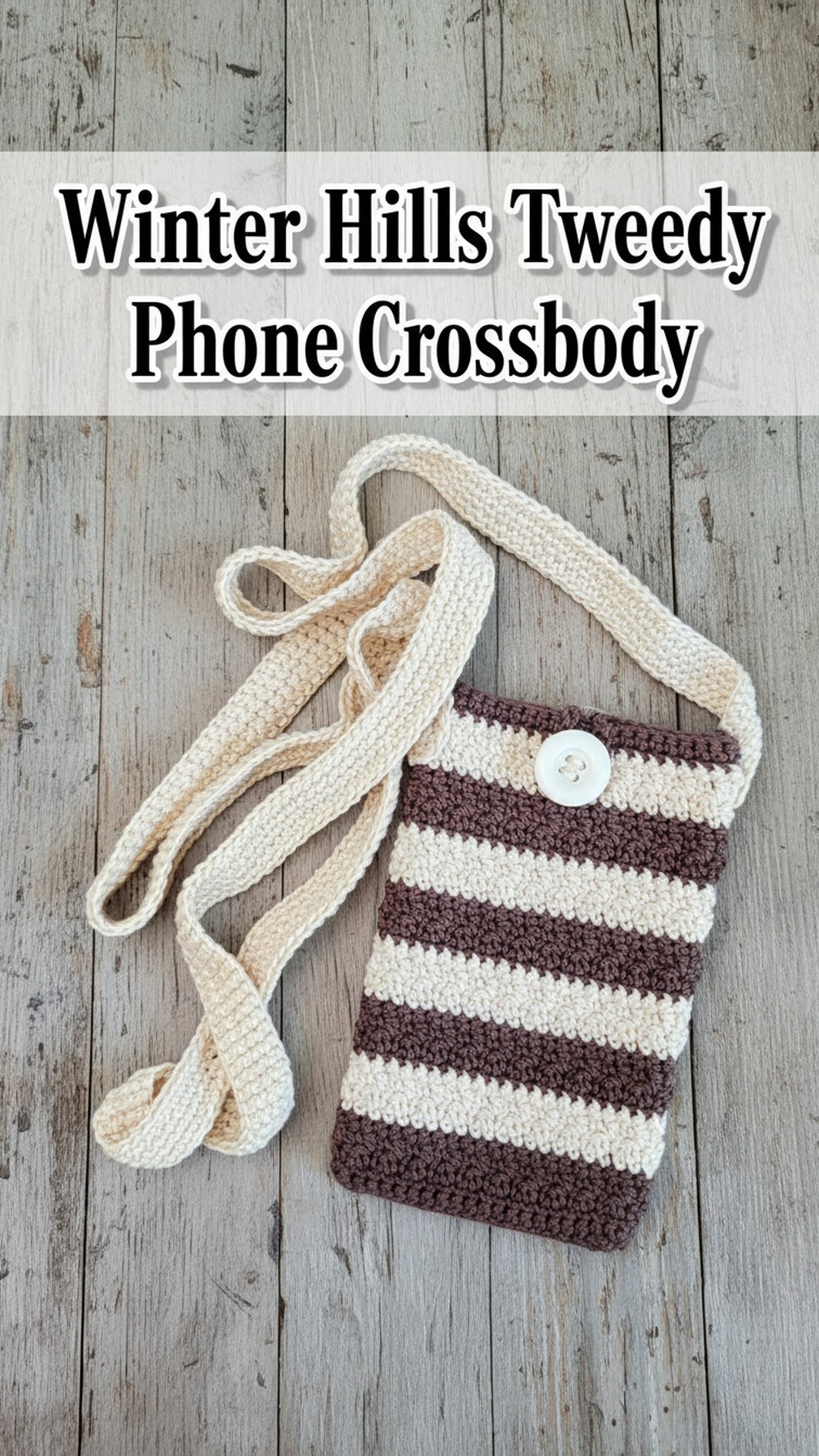 Winter Hills Tweedy Phone Crossbody