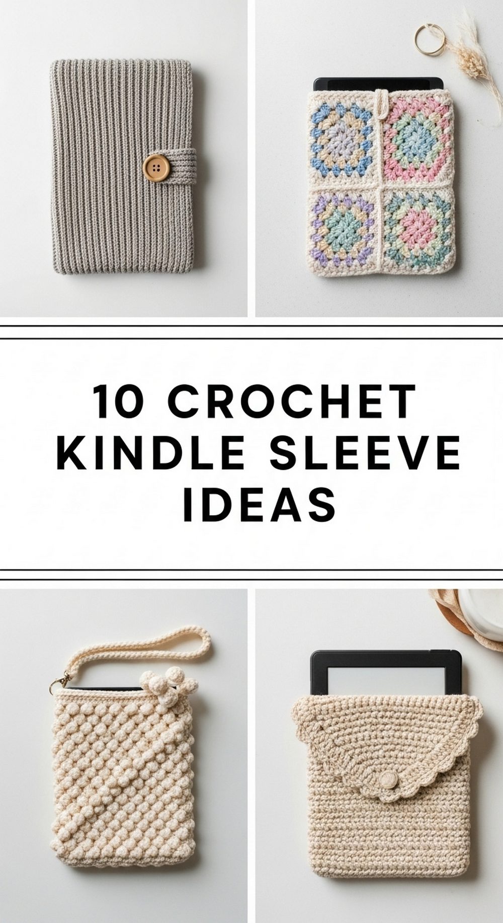 Crochet Kindle Sleeve Ideas