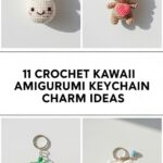 Crochet Kawaii Amigurumi Keychain Charm Ideas