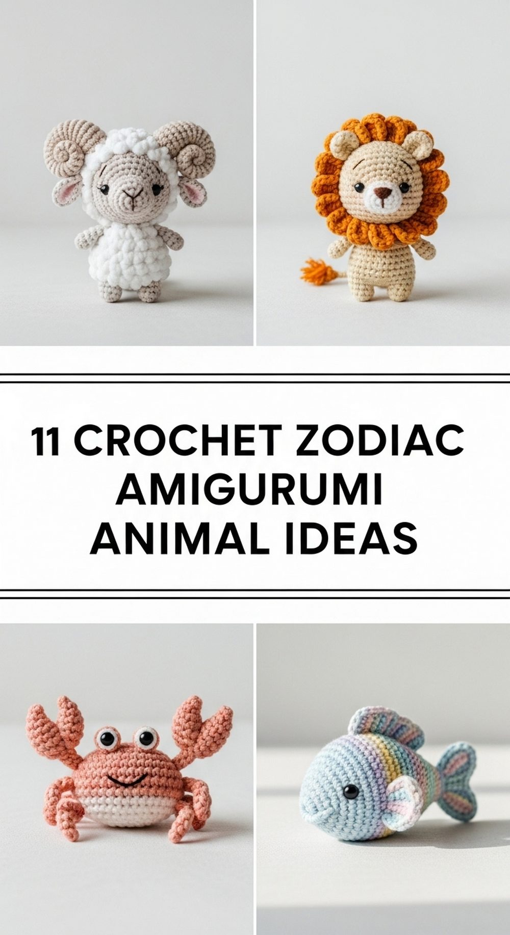 Crochet Zodiac Amigurumi Animal Ideas