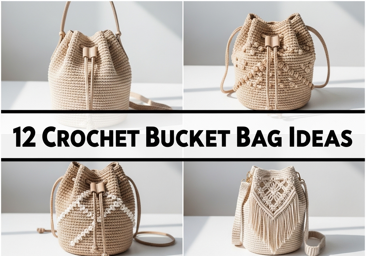 Crochet Bucket Bag Ideas